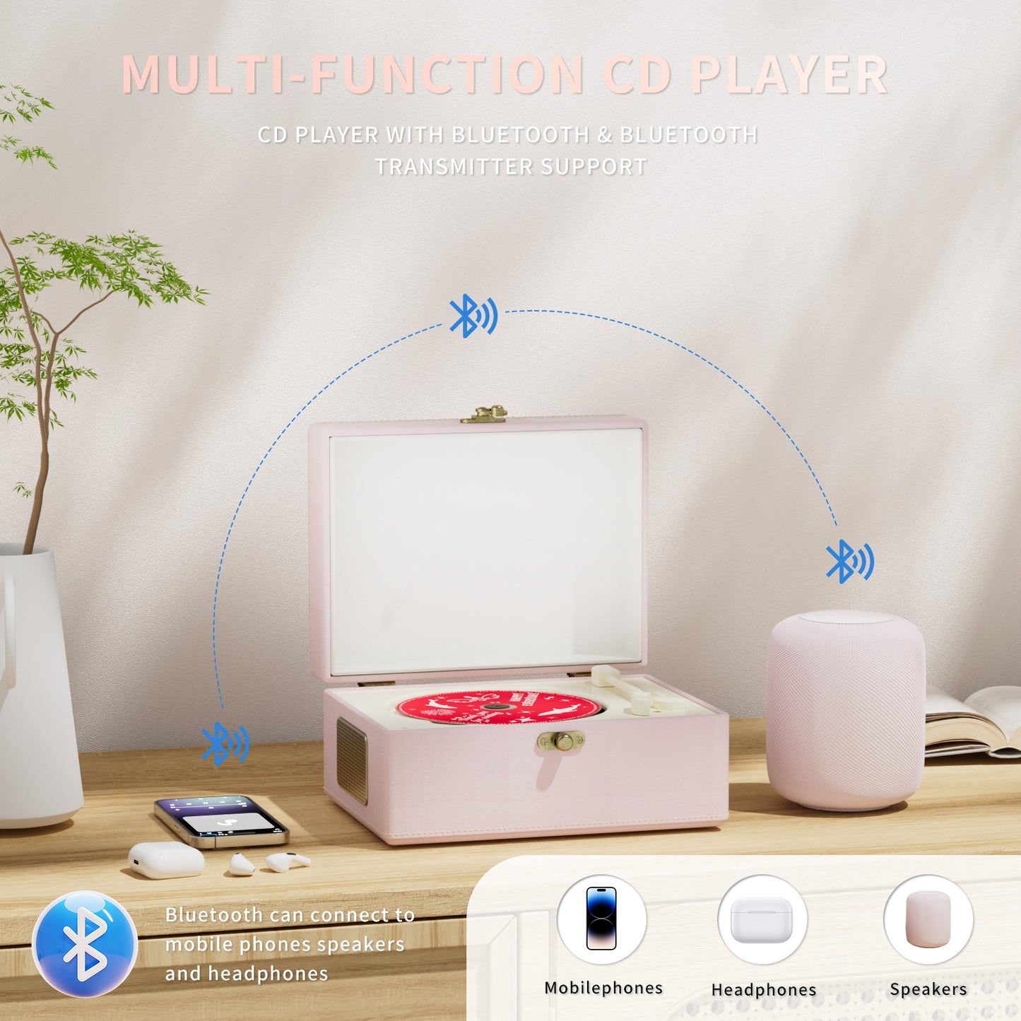 Yintiny Time Music Box-Pink